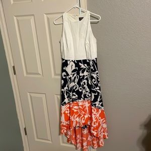 High low maxi dress with fitted top